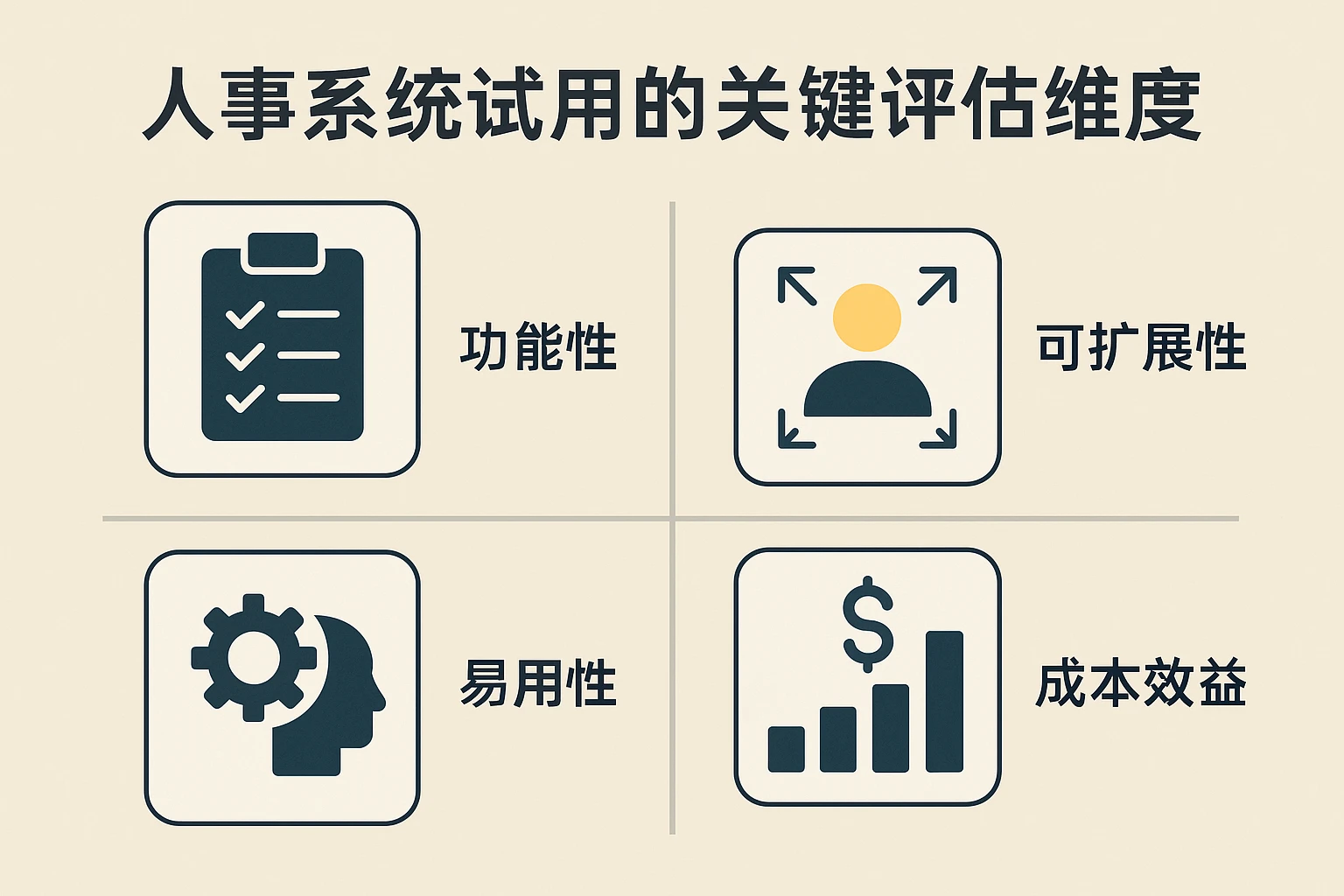 人事系统试用的关键评估维度