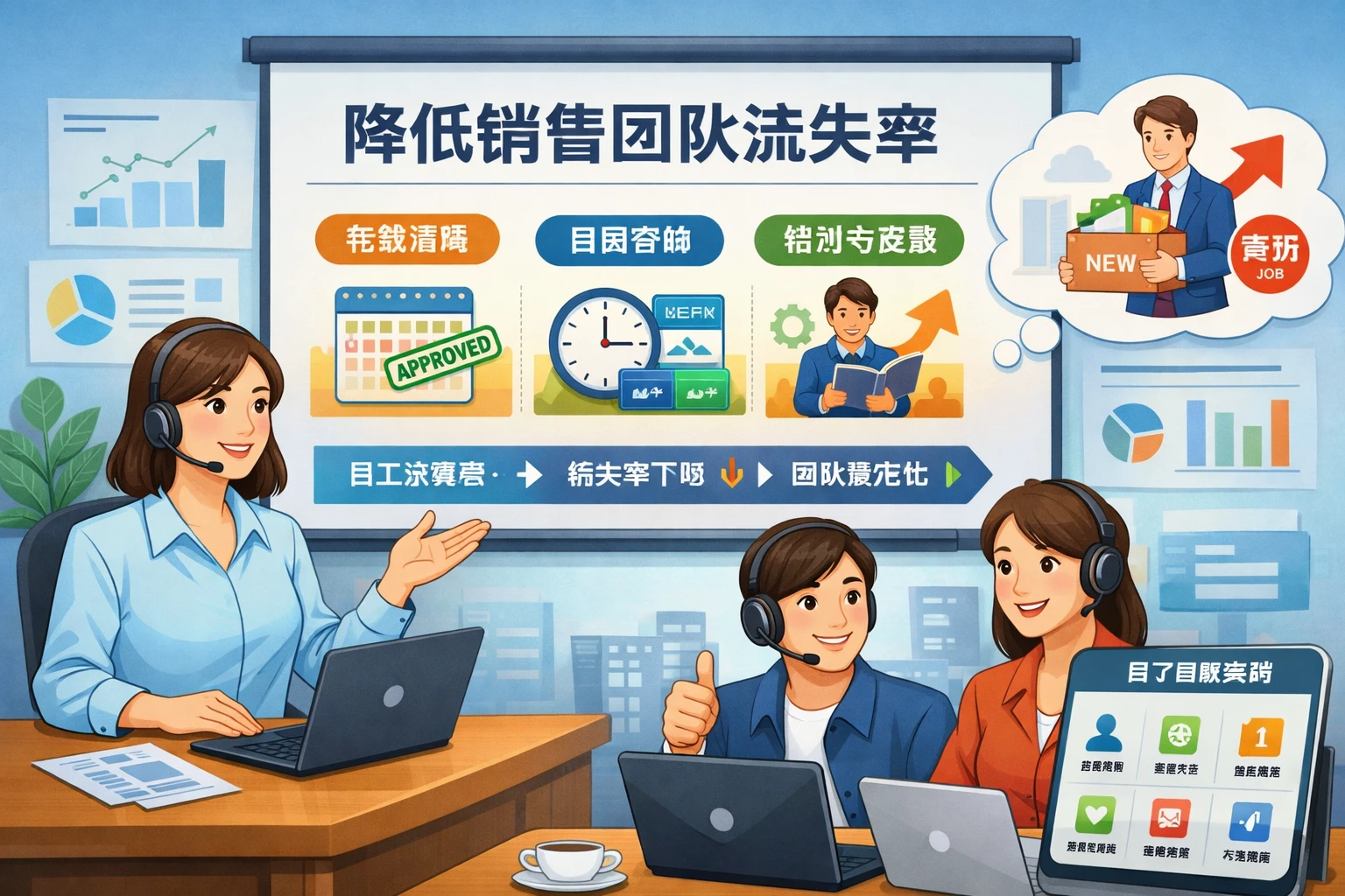 人力资源软件与人事系统演示如何通过员工自助系统降低销售团队流失率