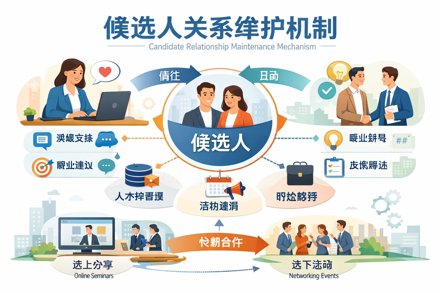 候选人关系维护机制
