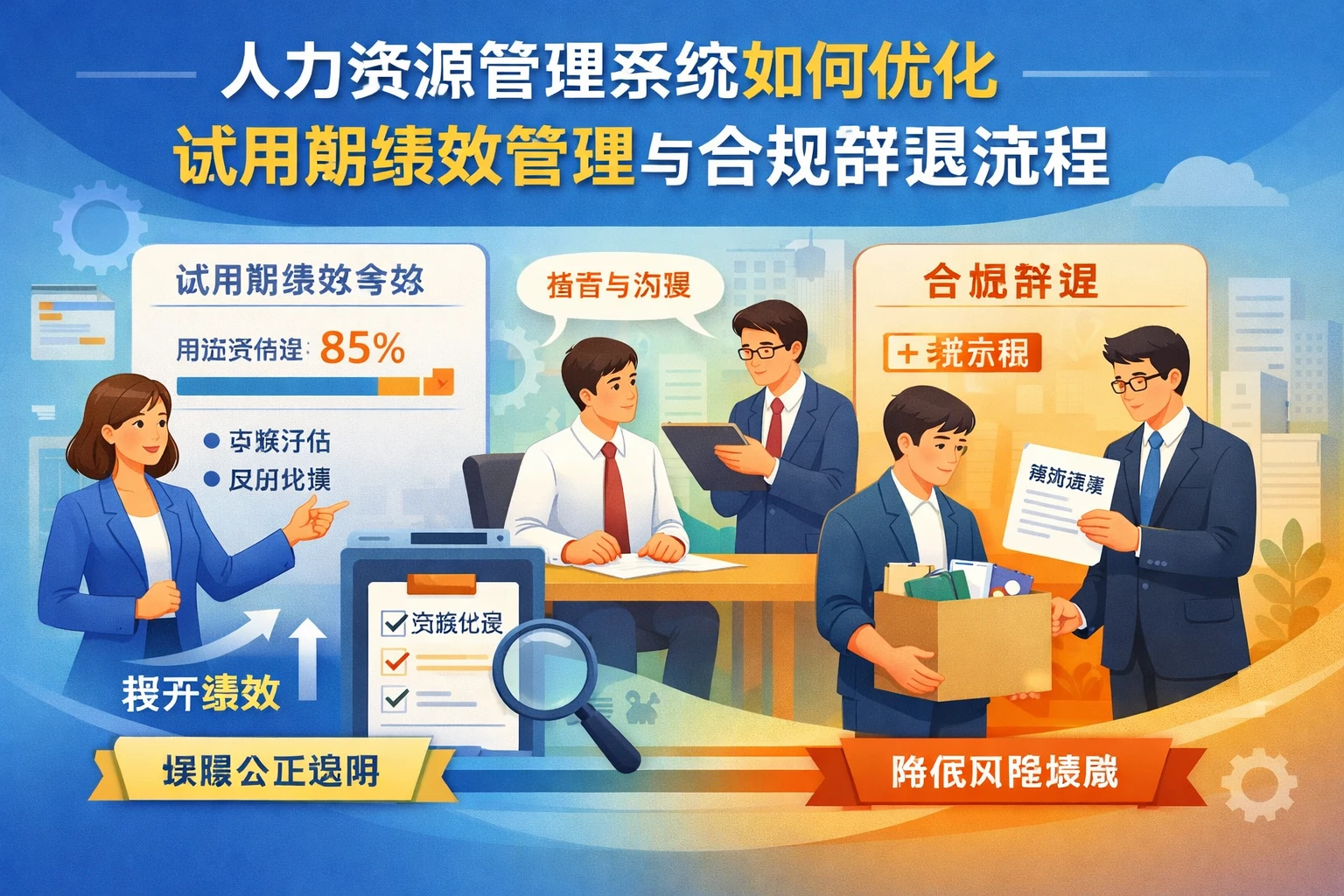 人力资源管理系统如何优化试用期绩效管理与合规辞退流程