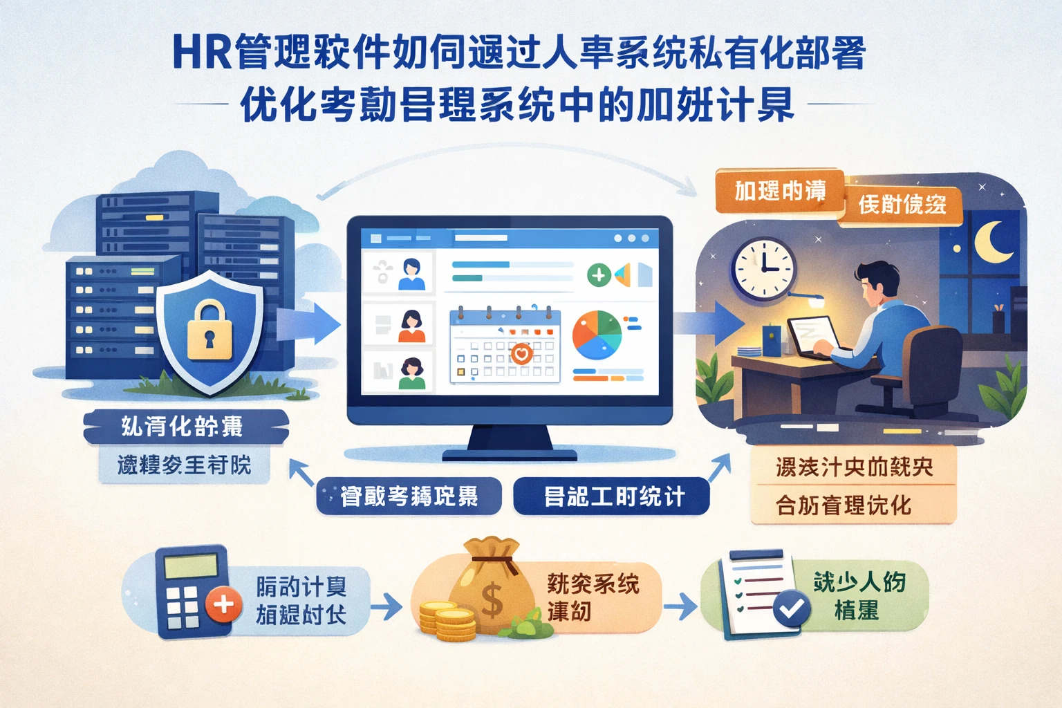 HR管理软件如何通过人事系统私有化部署优化考勤管理系统中的加班计算