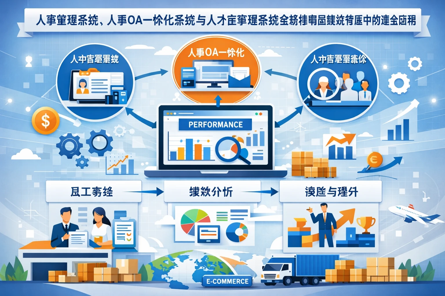 人事管理系统、人事OA一体化系统与人才库管理系统在跨境电商绩效管理中的整合应用