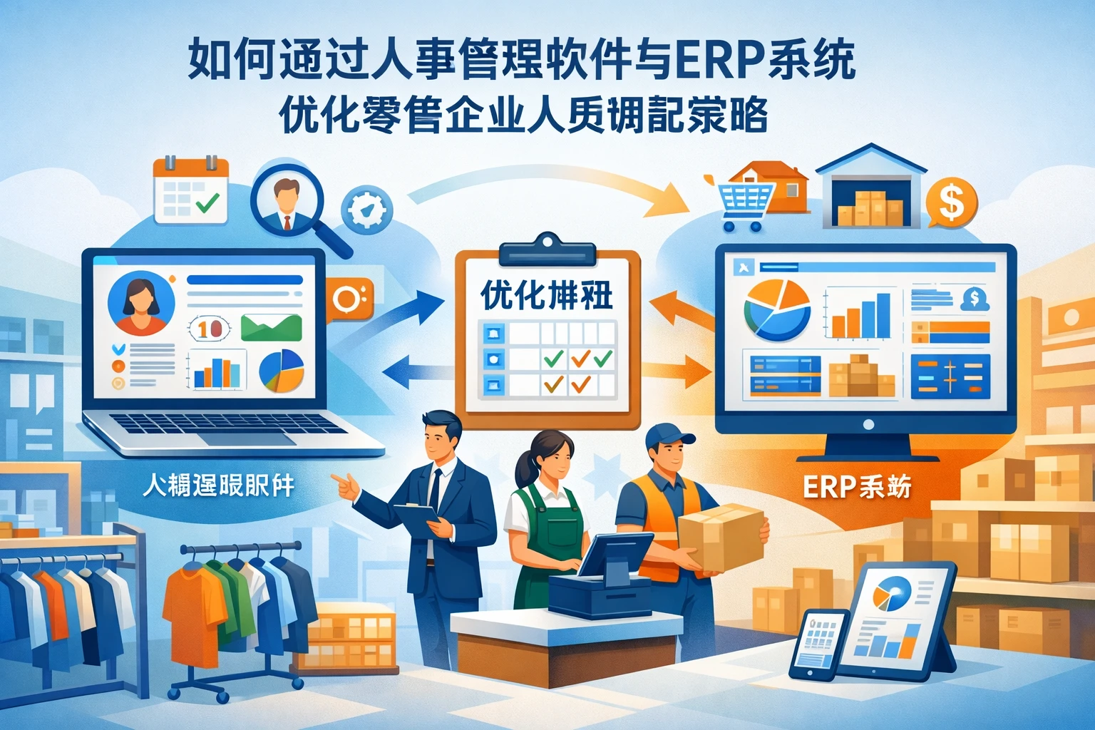 如何通过人事管理软件与ERP系统优化零售企业人员调配策略