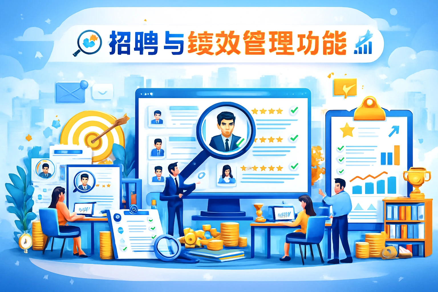 招聘与绩效管理功能