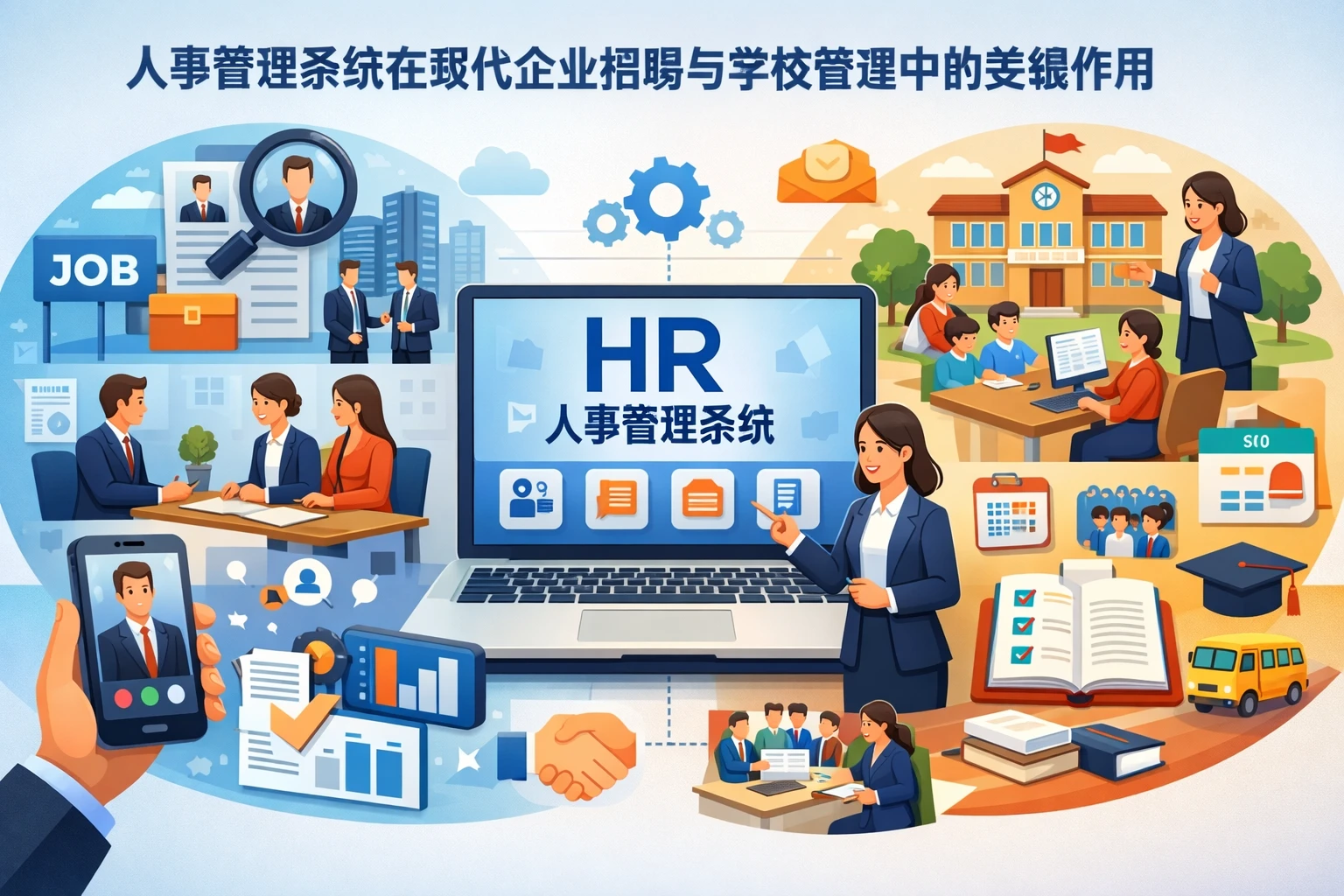 人事管理系统在现代企业招聘与学校管理中的关键作用