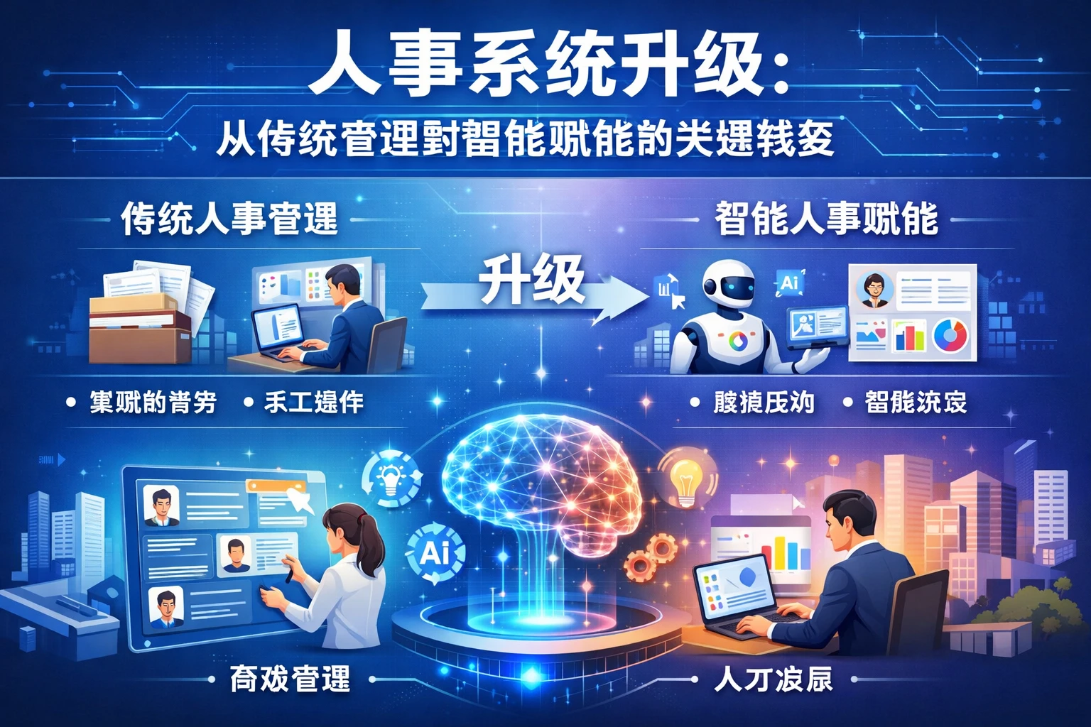 人事系统升级：从传统管理到智能赋能的关键转变