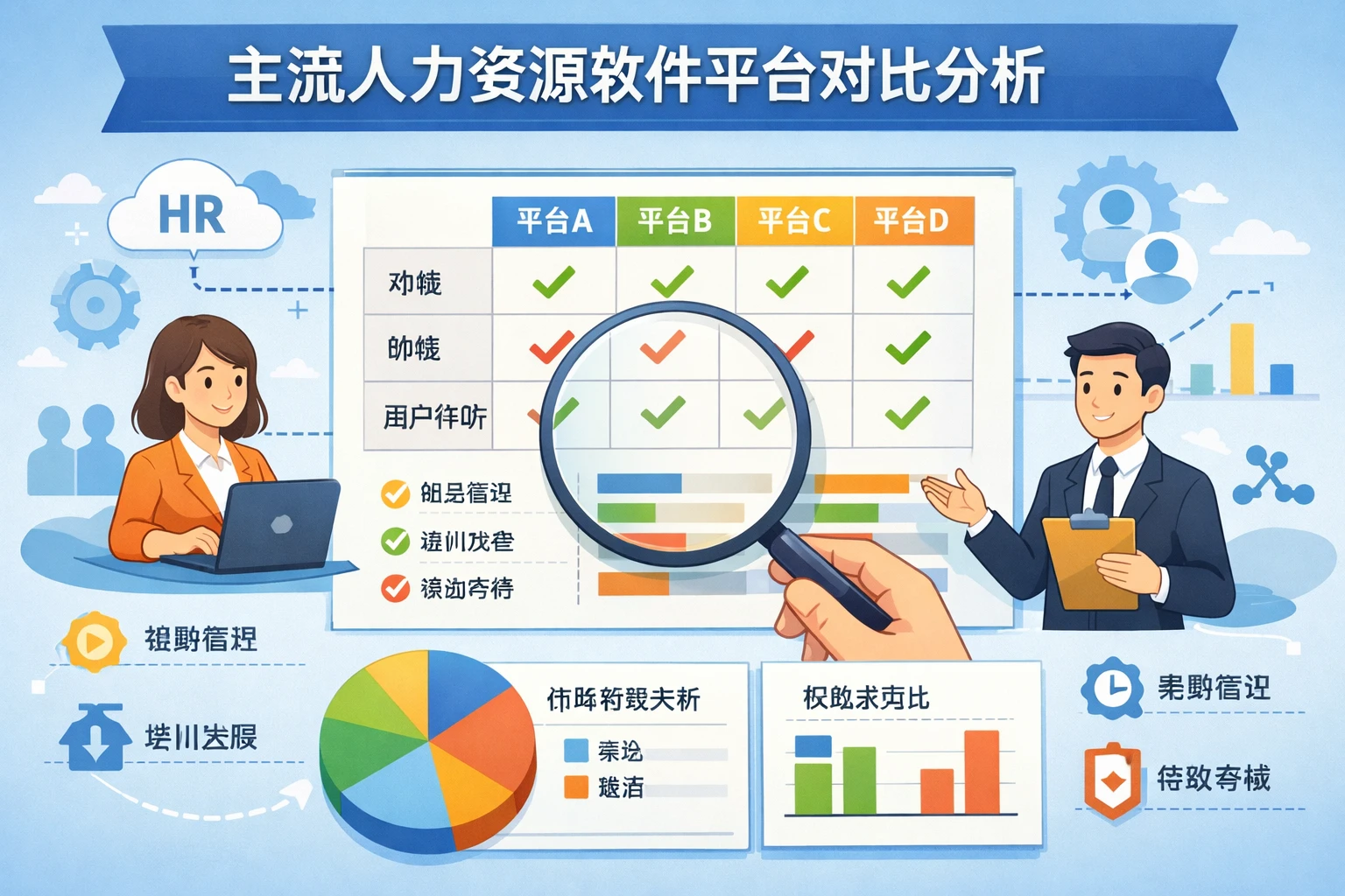 主流人力资源软件平台对比分析