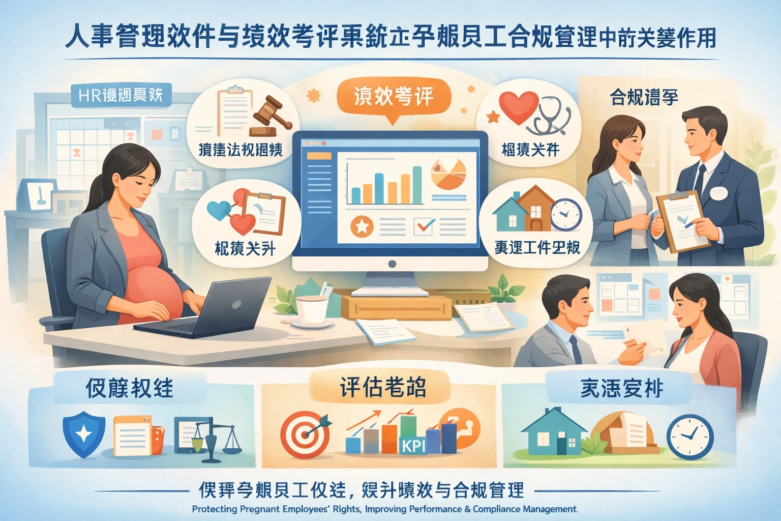 人事管理软件与绩效考评系统在孕期员工合规管理中的关键作用