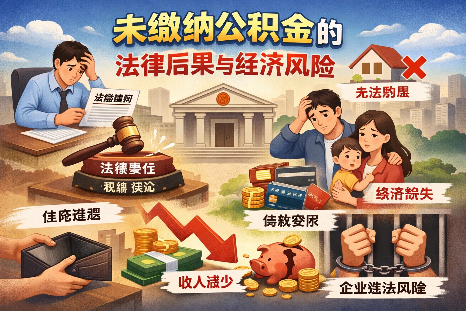 未缴纳公积金的法律后果与经济风险