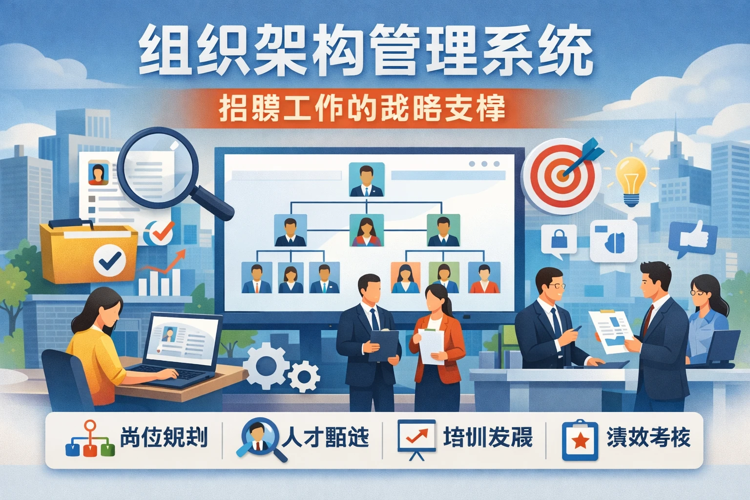 组织架构管理系统：招聘工作的战略支撑