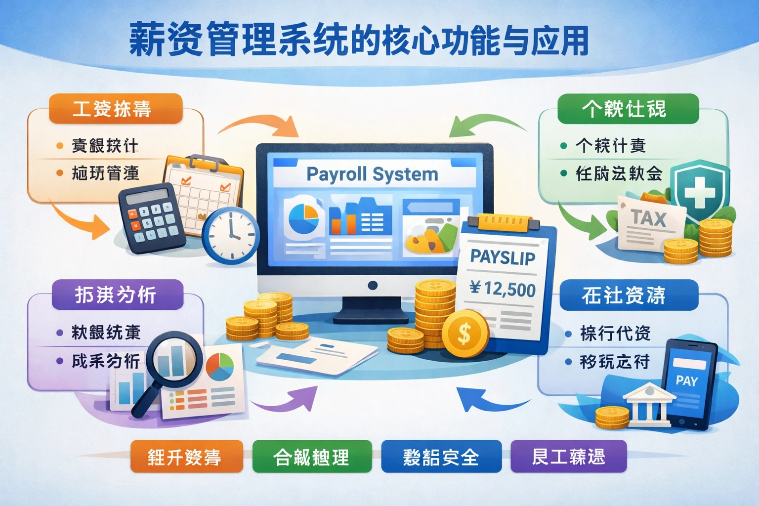 薪资管理系统的核心功能与应用