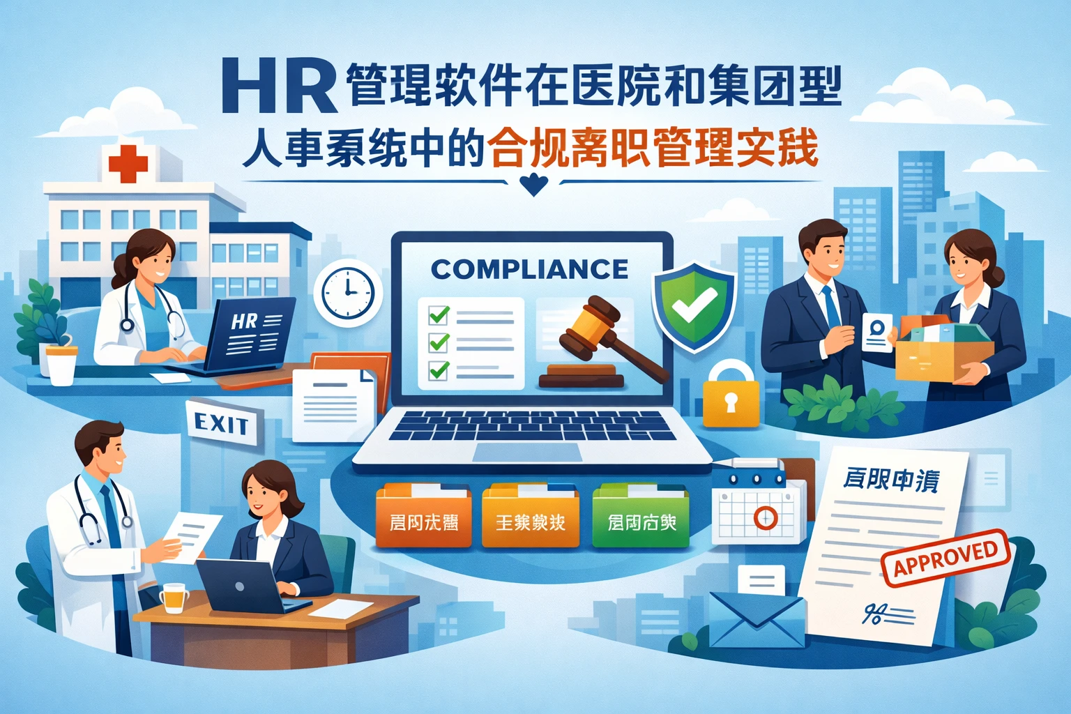HR管理软件在医院和集团型人事系统中的合规离职管理实践
