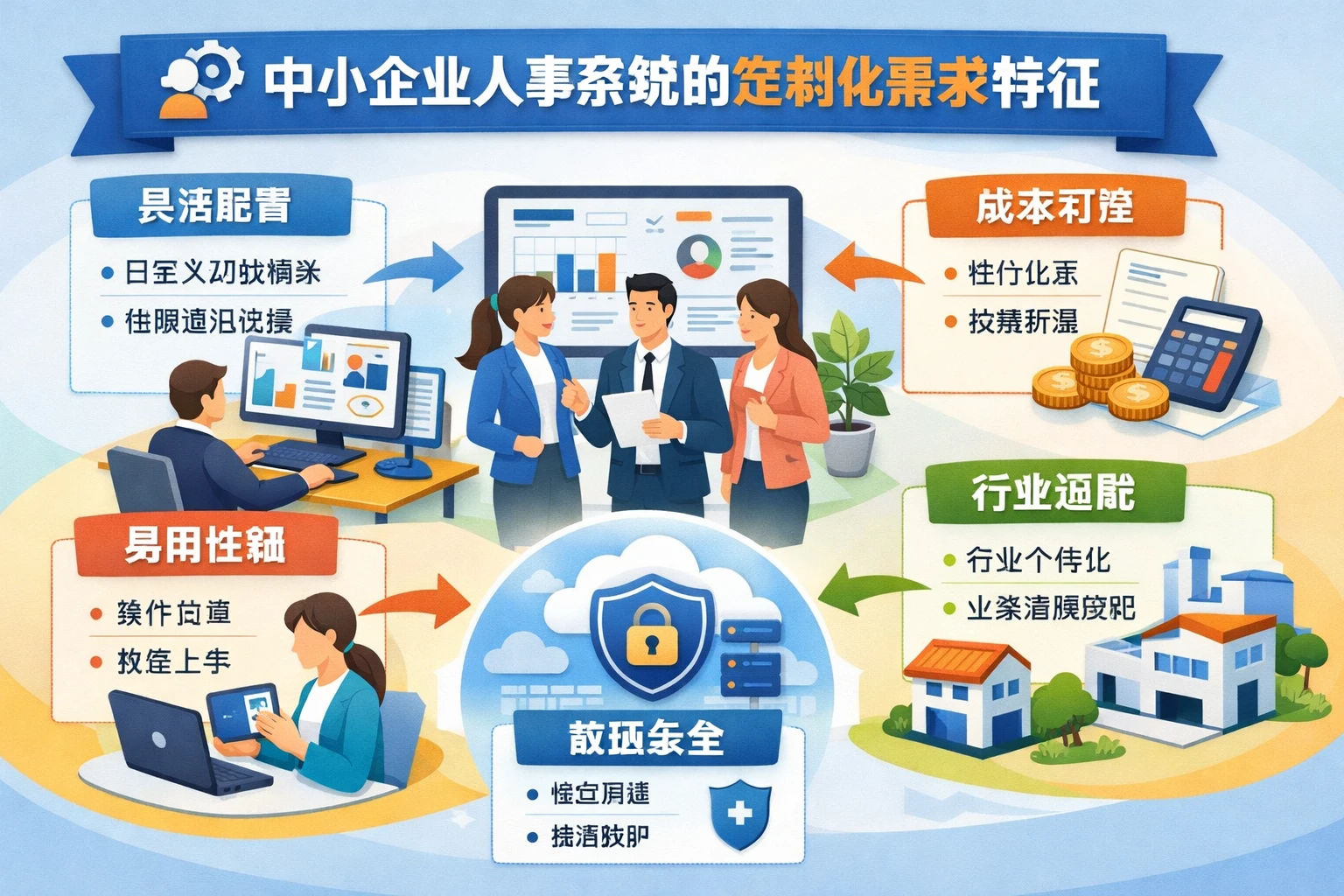 中小企业人事系统的定制化需求特征