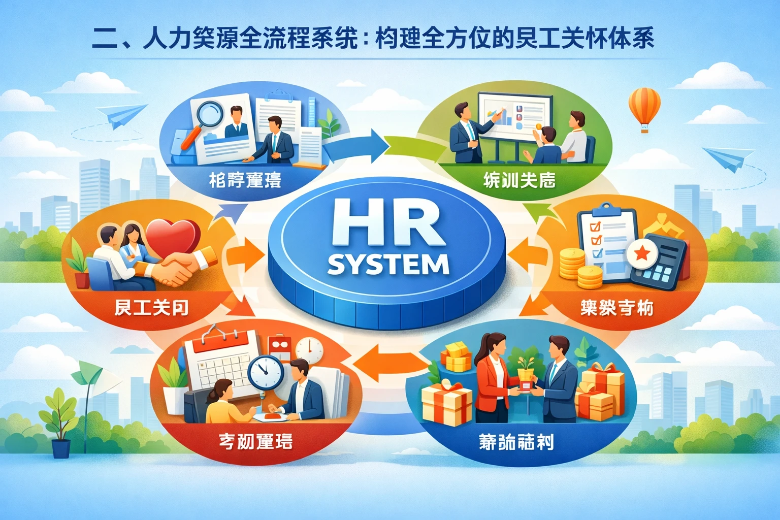 二、人力资源全流程系统：构建全方位的员工关怀体系