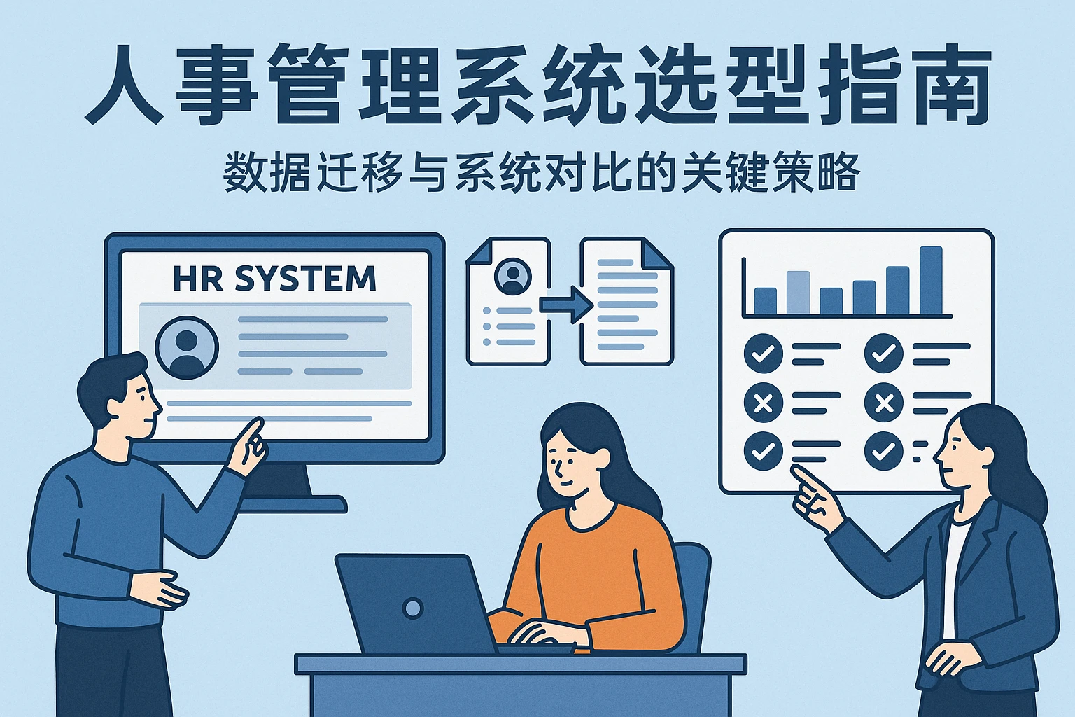 人事管理系统选型指南：数据迁移与系统对比的关键策略