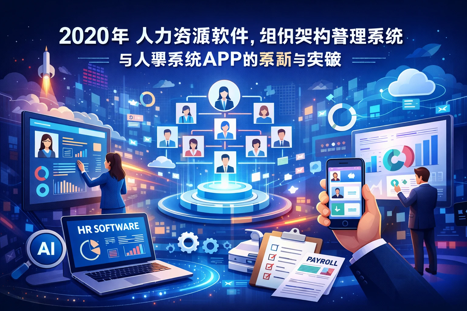 2020年人力资源软件、组织架构管理系统与人事系统APP的革新与突破