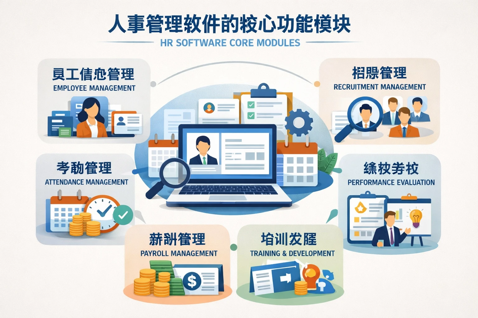 人事管理软件的核心功能模块