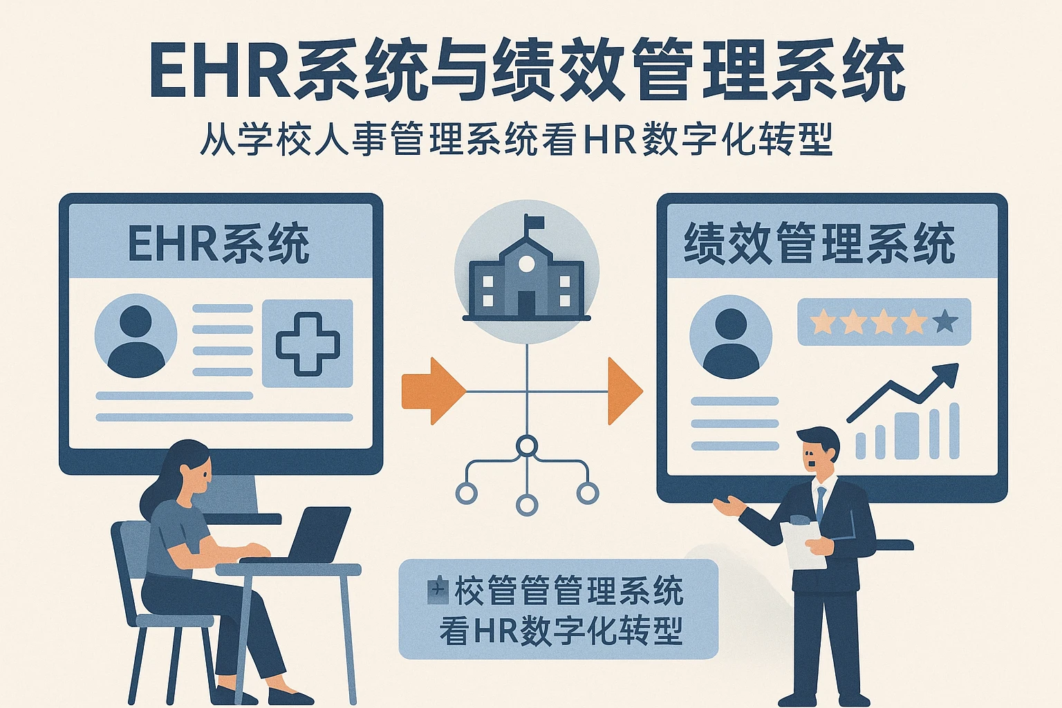 EHR系统与绩效管理系统:从学校人事管理系统看HR数字化转型