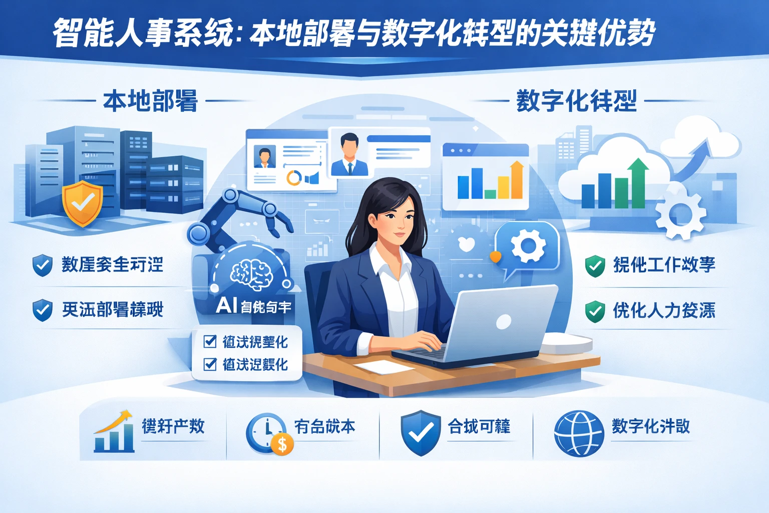 智能人事系统：本地部署与数字化转型的关键优势