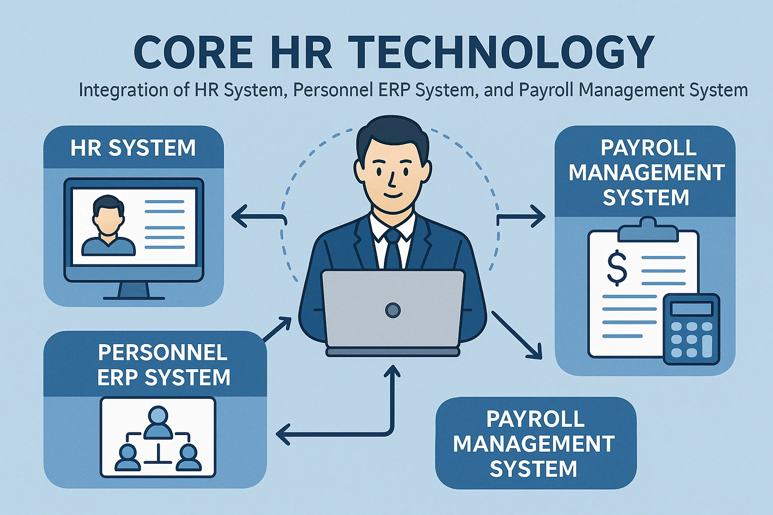 现代企业人力资源管理的核心技术：HR系统、人事ERP系统与薪酬管理系统的整合应用