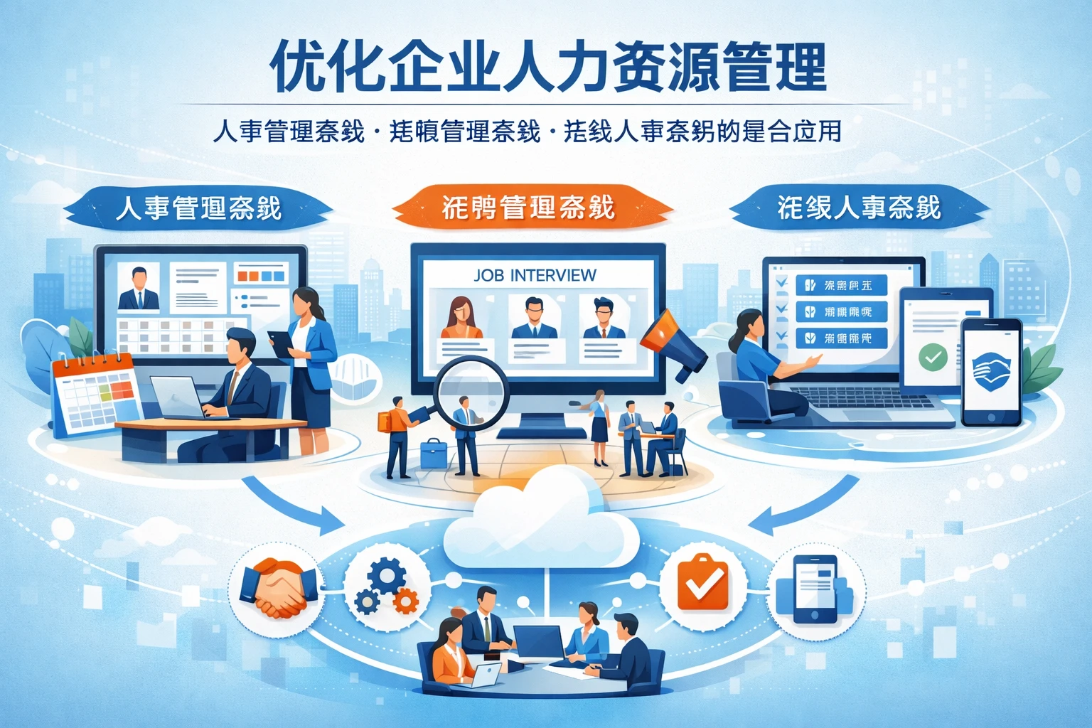 优化企业人力资源管理：人事管理系统、招聘管理系统与在线人事系统的整合应用