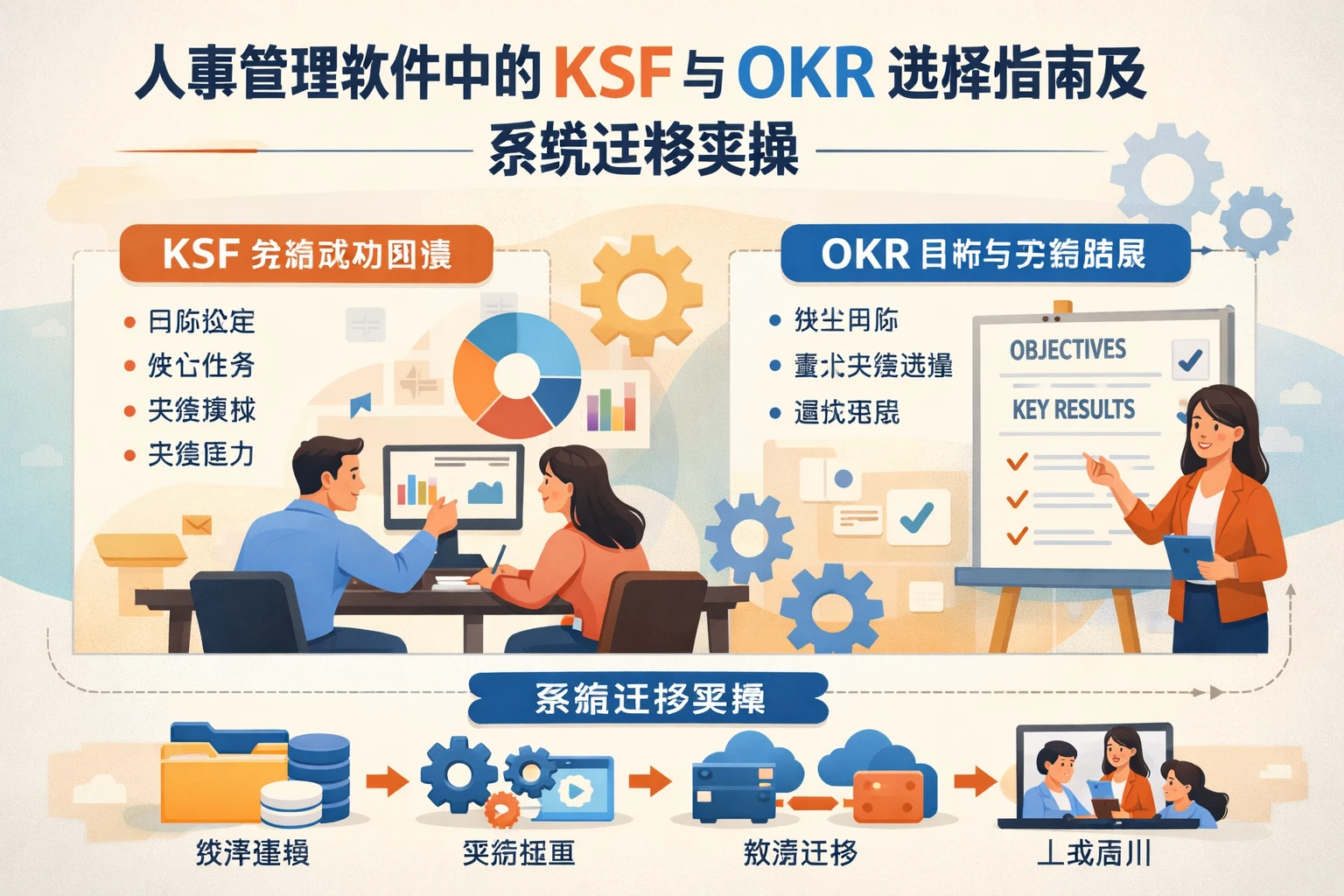 人事管理软件中的KSF与OKR选择指南及系统迁移实操