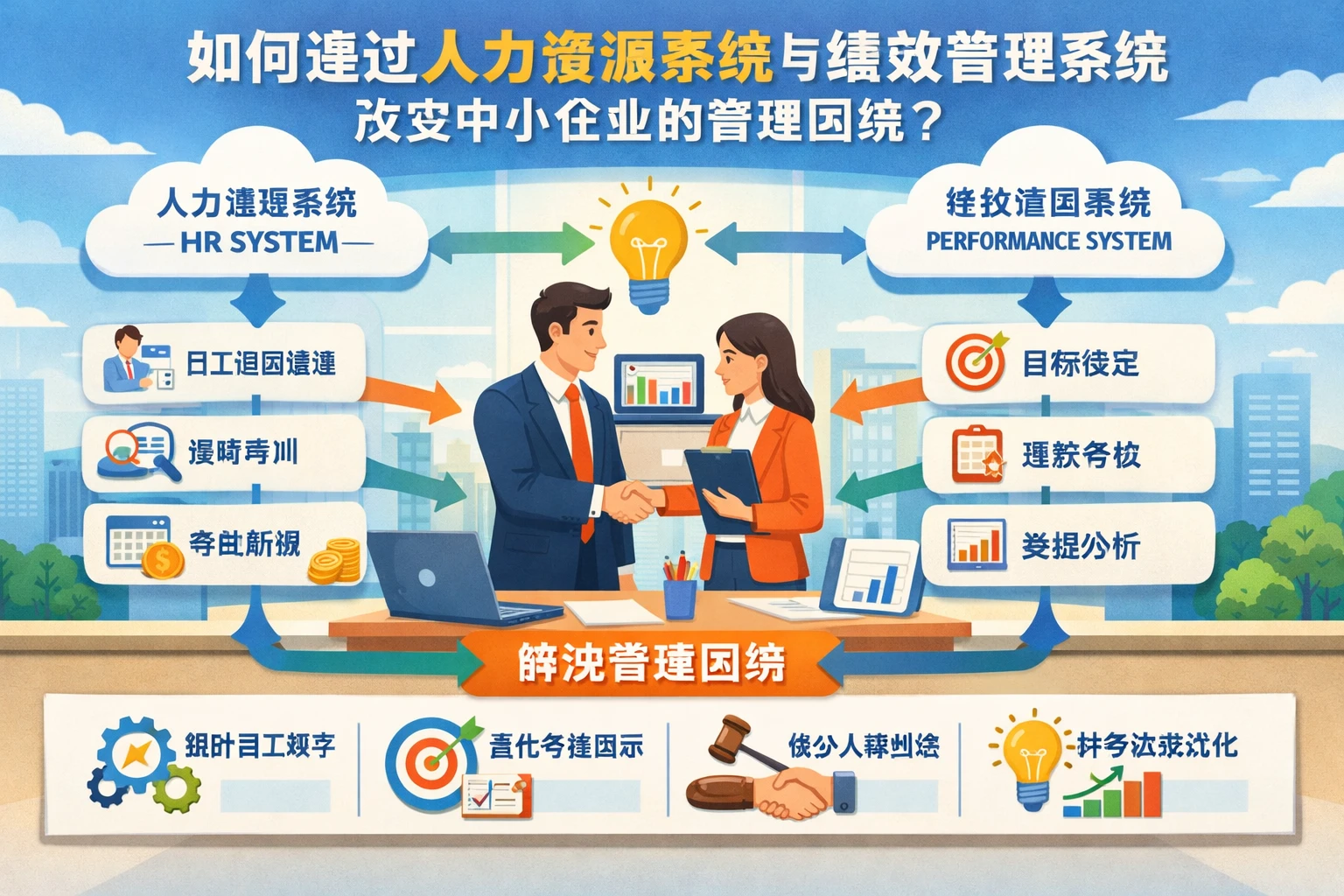 如何通过人力资源系统与绩效管理系统改变中小企业的管理困境