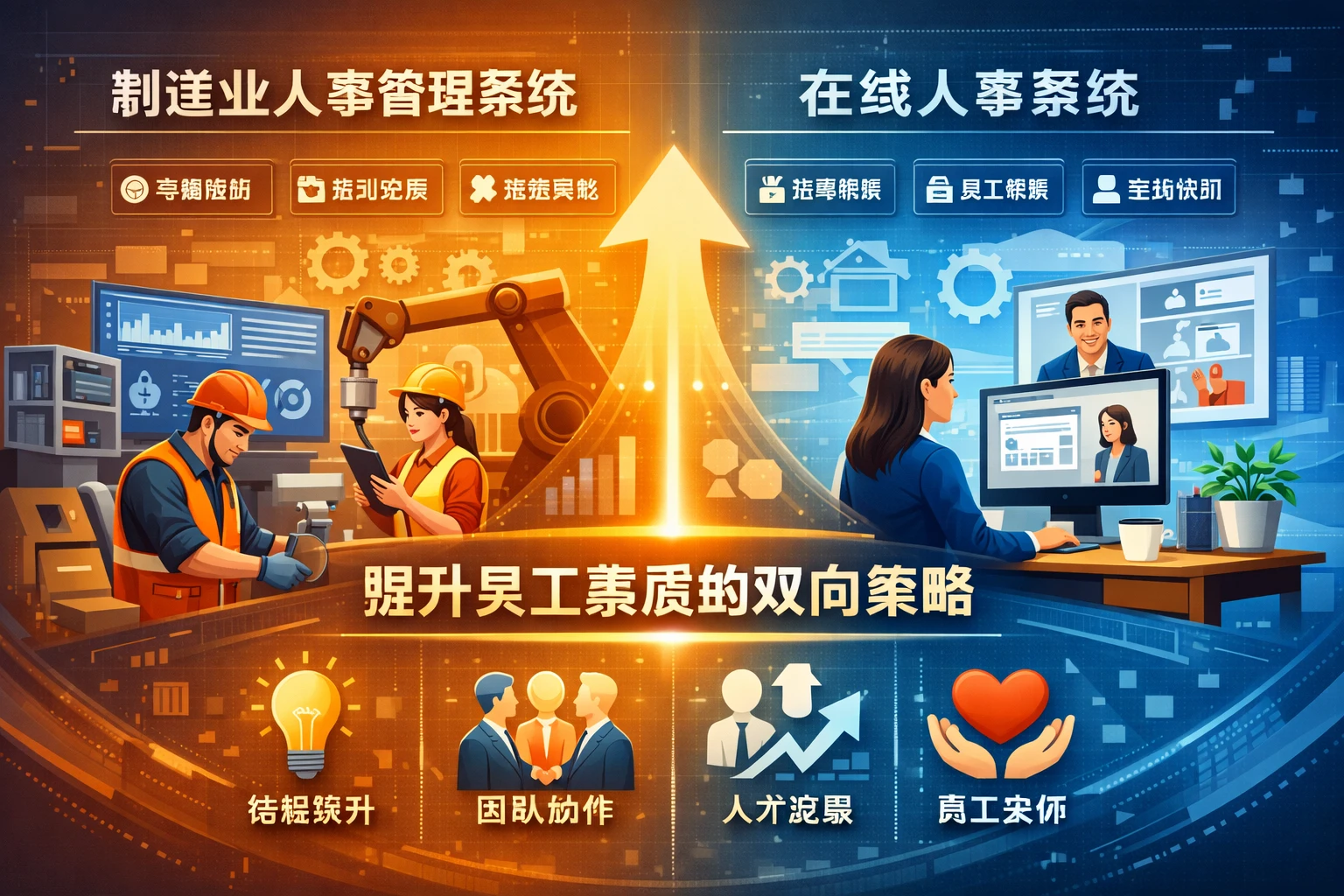 制造业人事管理系统与在线人事系统：提升员工素质的双向策略