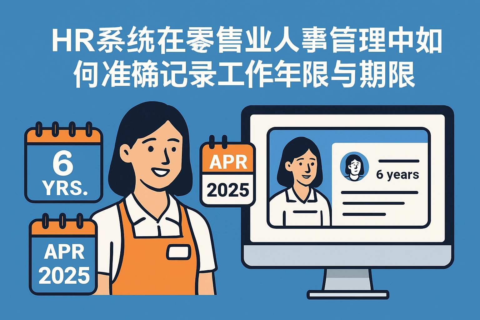 HR系统在零售业人事管理中如何准确记录工作年限与期限