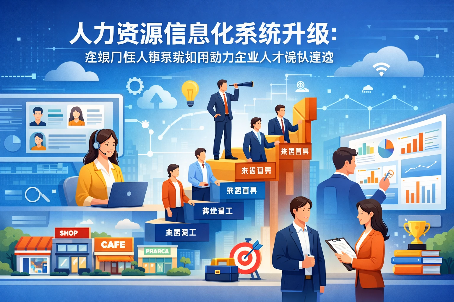 人力资源信息化系统升级:连锁门店人事系统如何助力企业人才梯队建设