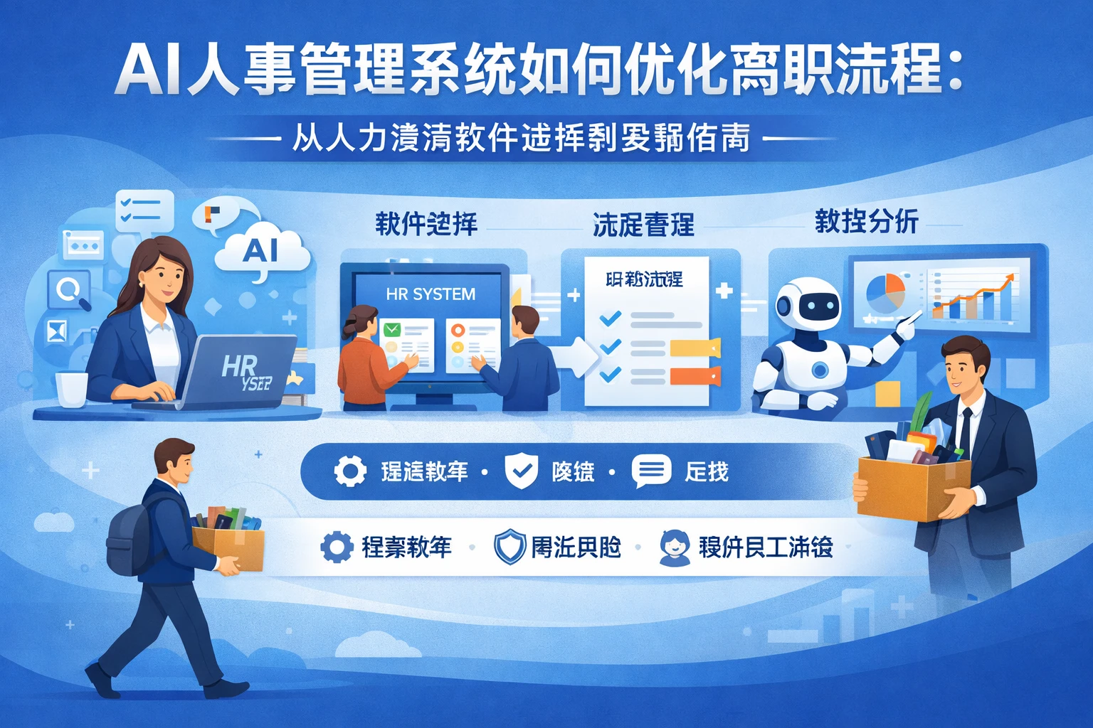 AI人事管理系统如何优化离职流程：从人力资源软件选择到实施指南