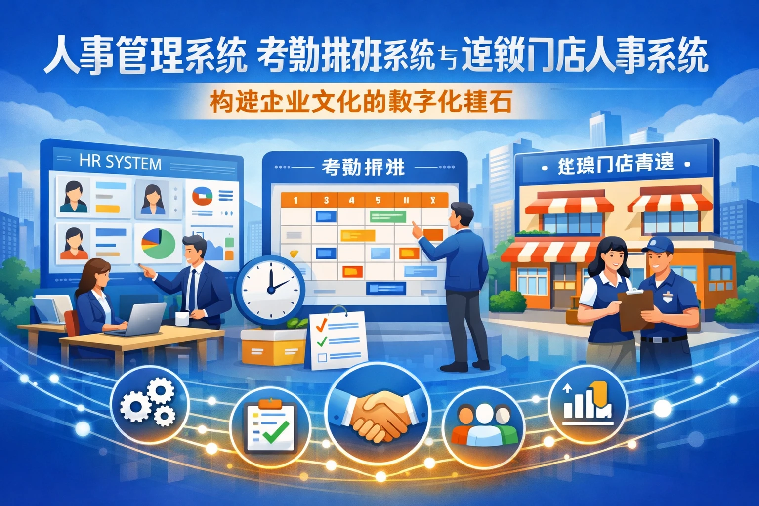 人事管理系统、考勤排班系统与连锁门店人事系统:构建企业文化的数字化基石