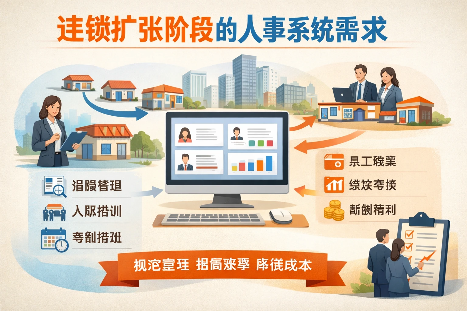 连锁扩张阶段的人事系统需求