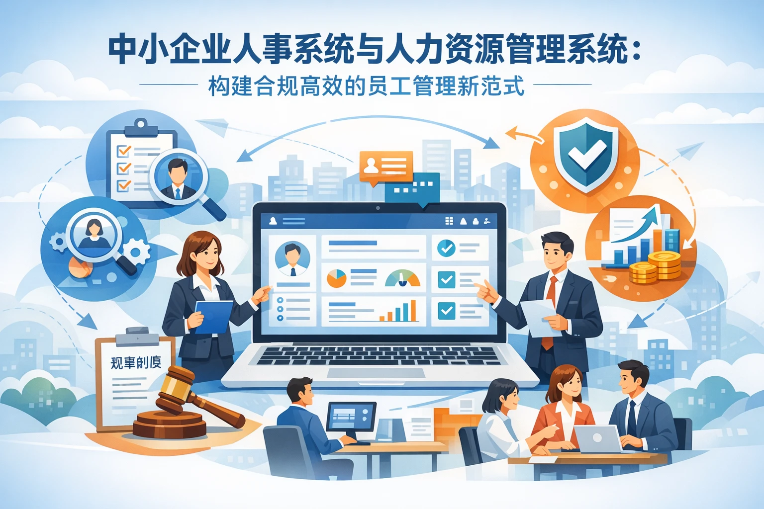 中小企业人事系统与人力资源管理系统：构建合规高效的员工管理新范式