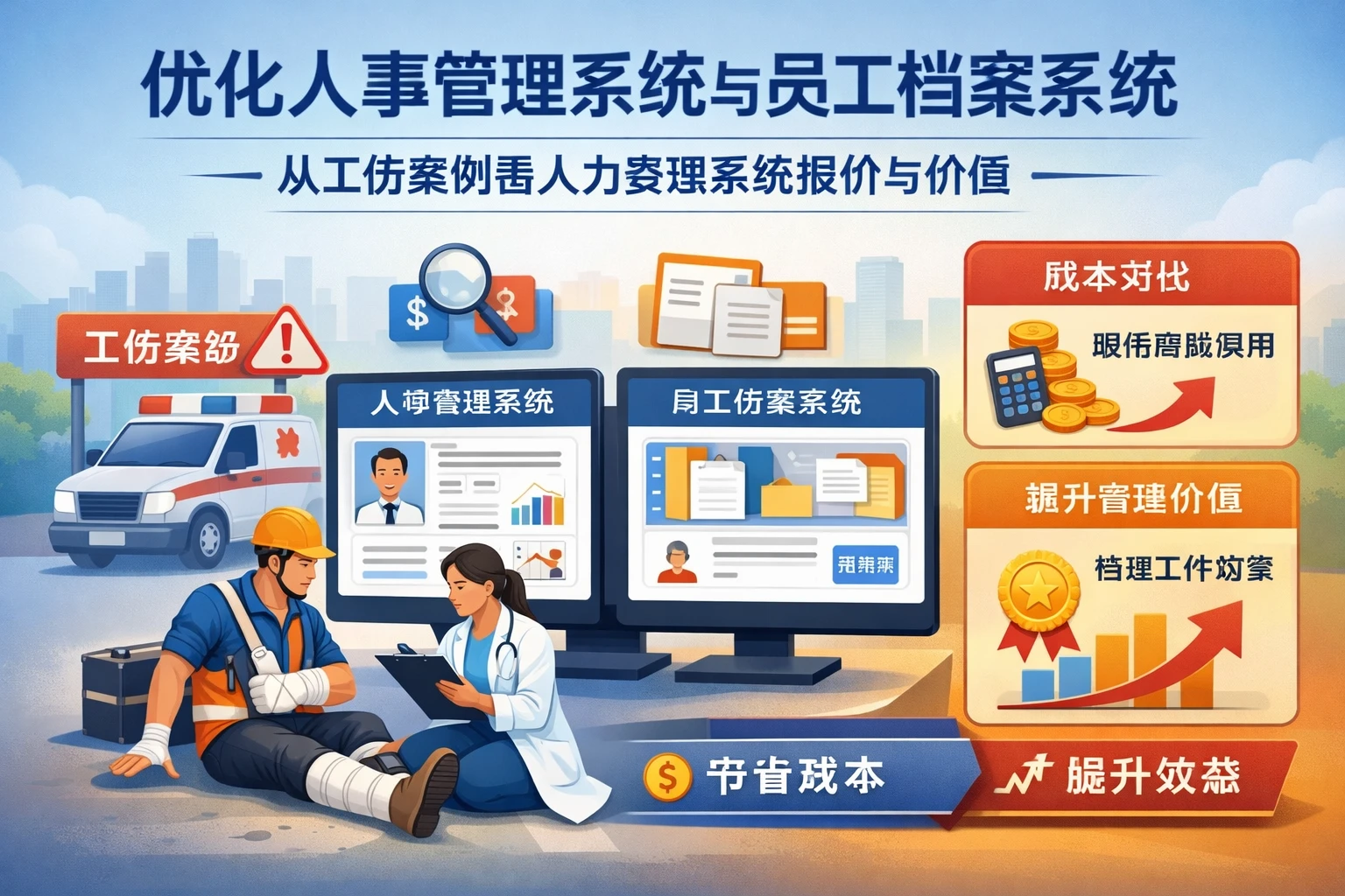 优化人事管理系统与员工档案系统:从工伤案例看人力资源系统报价与价值
