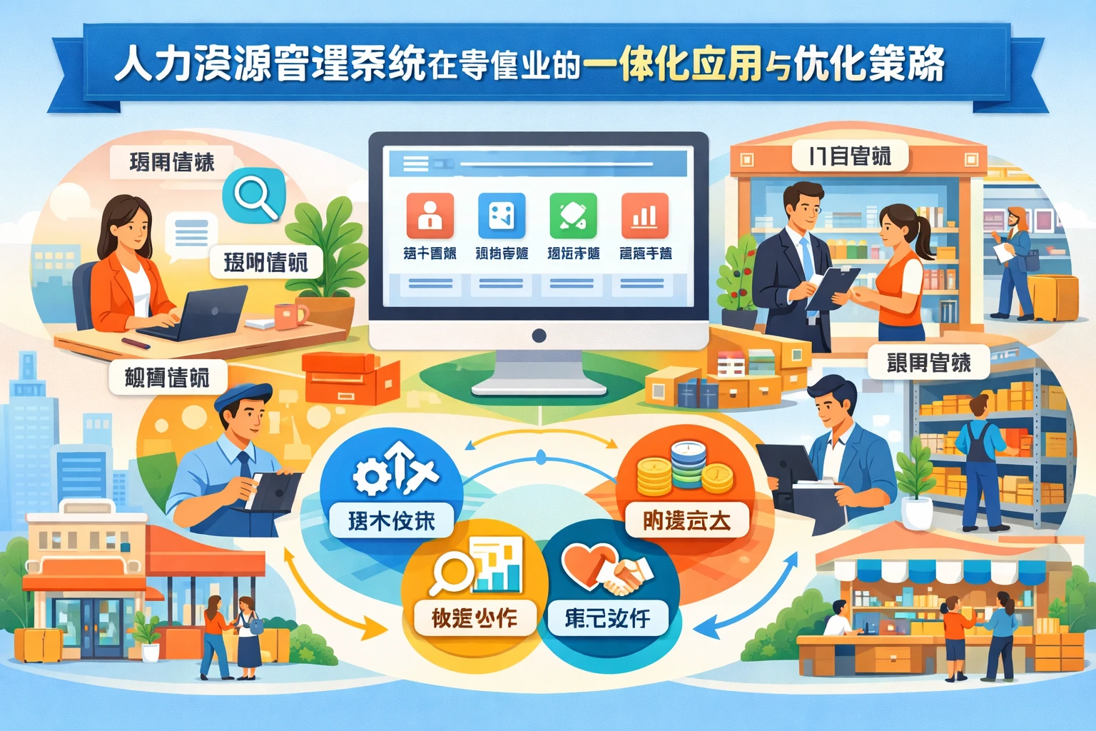 人力资源管理系统在零售业的一体化应用与优化策略