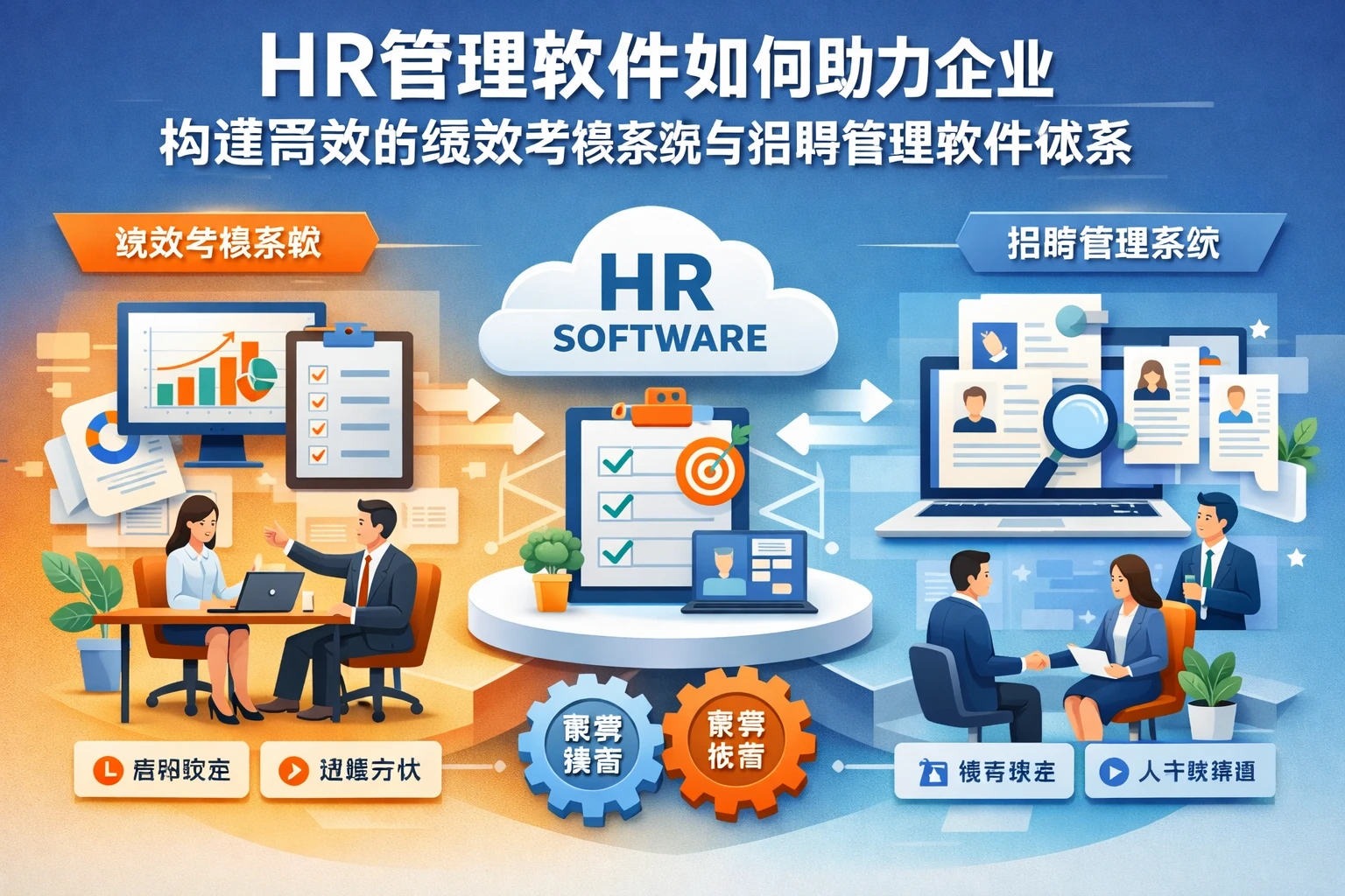 HR管理软件如何助力企业构建高效的绩效考核系统与招聘管理软件体系