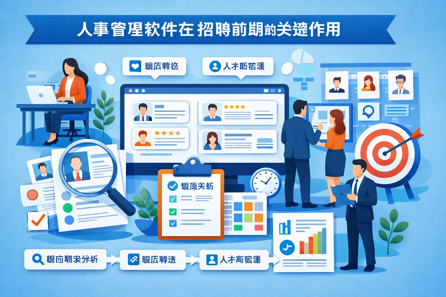 人事管理软件在招聘前期的关键作用