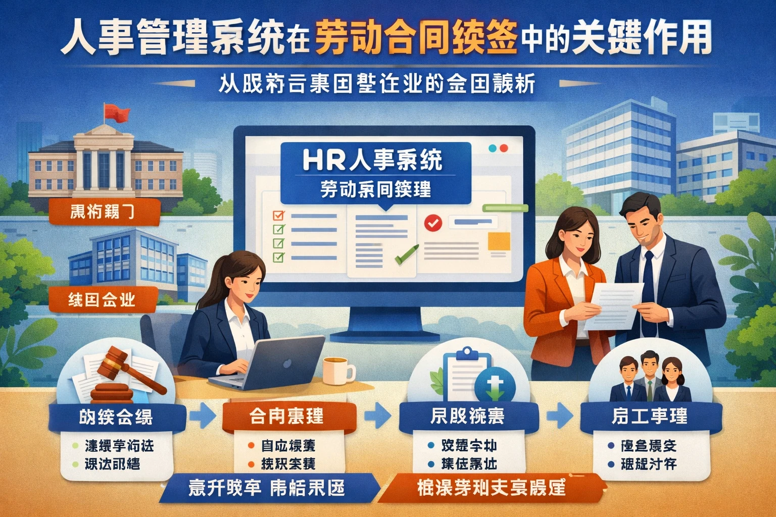 人事管理系统在劳动合同续签中的关键作用：从政府到集团型企业的全面解析