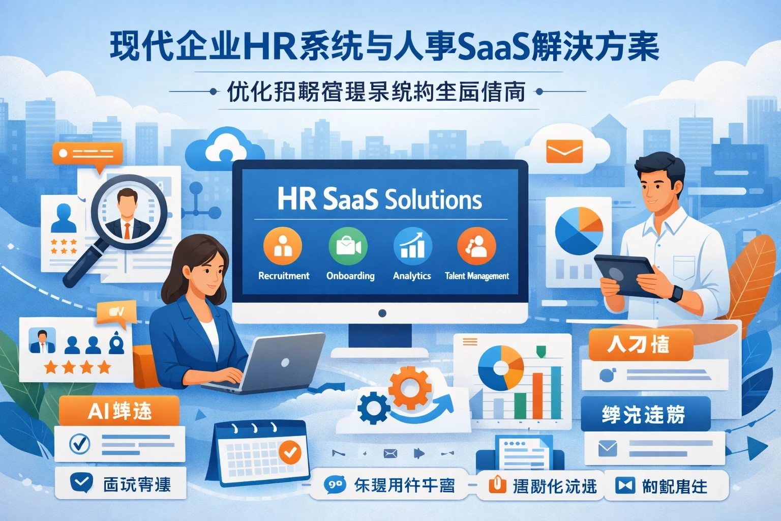 现代企业HR系统与人事SaaS解决方案：优化招聘管理系统的全面指南