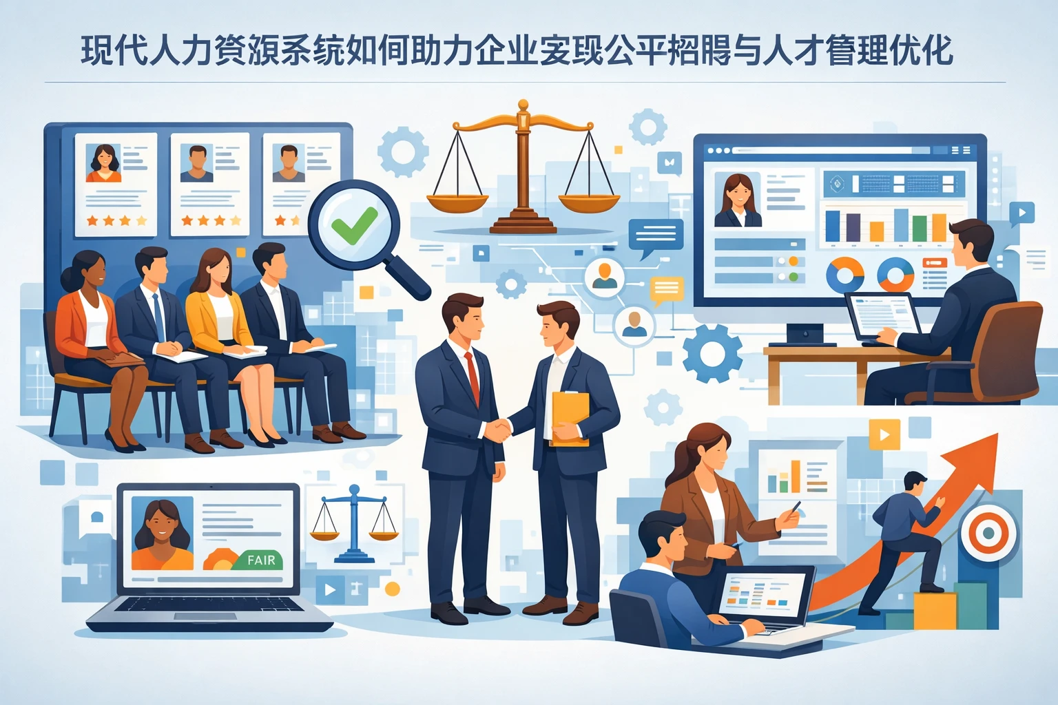 现代人力资源系统如何助力企业实现公平招聘与人才管理优化