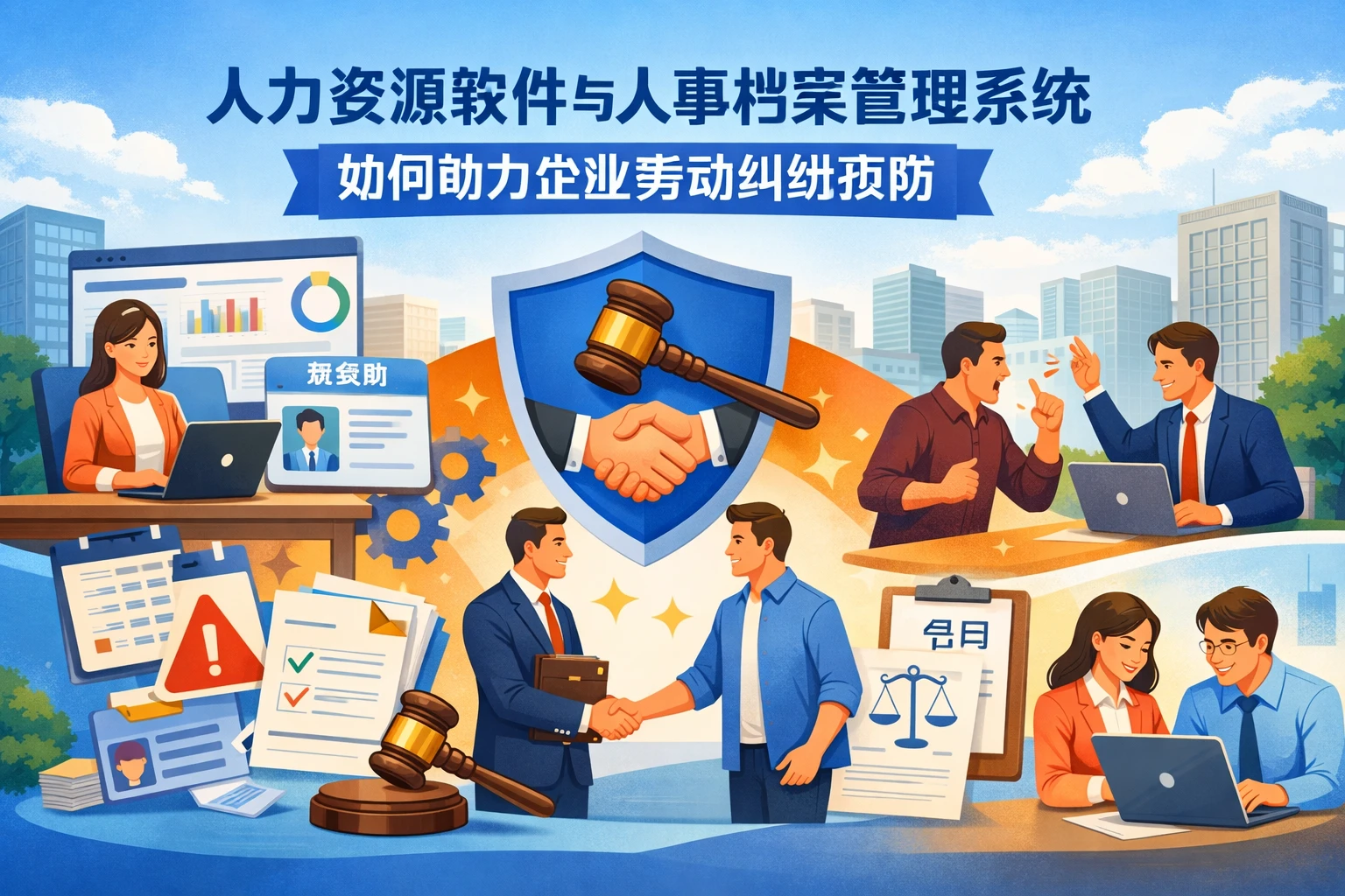 人力资源软件与人事档案管理系统如何助力企业劳动纠纷预防