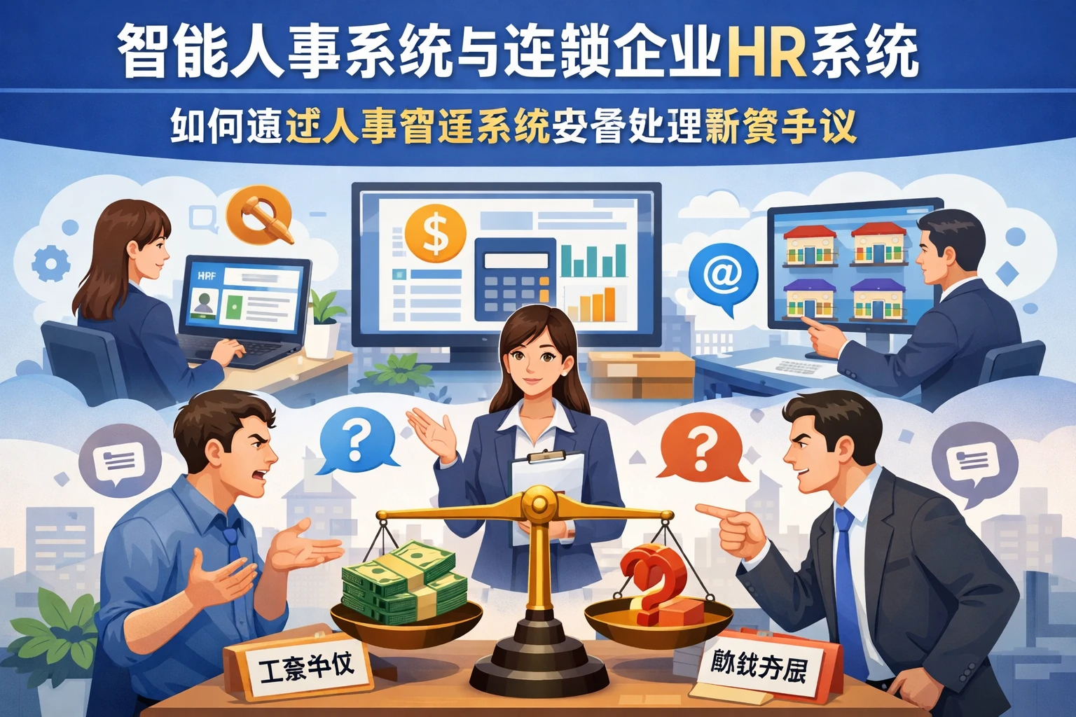 智能人事系统与连锁企业HR系统:如何通过人事管理系统妥善处理薪资争议