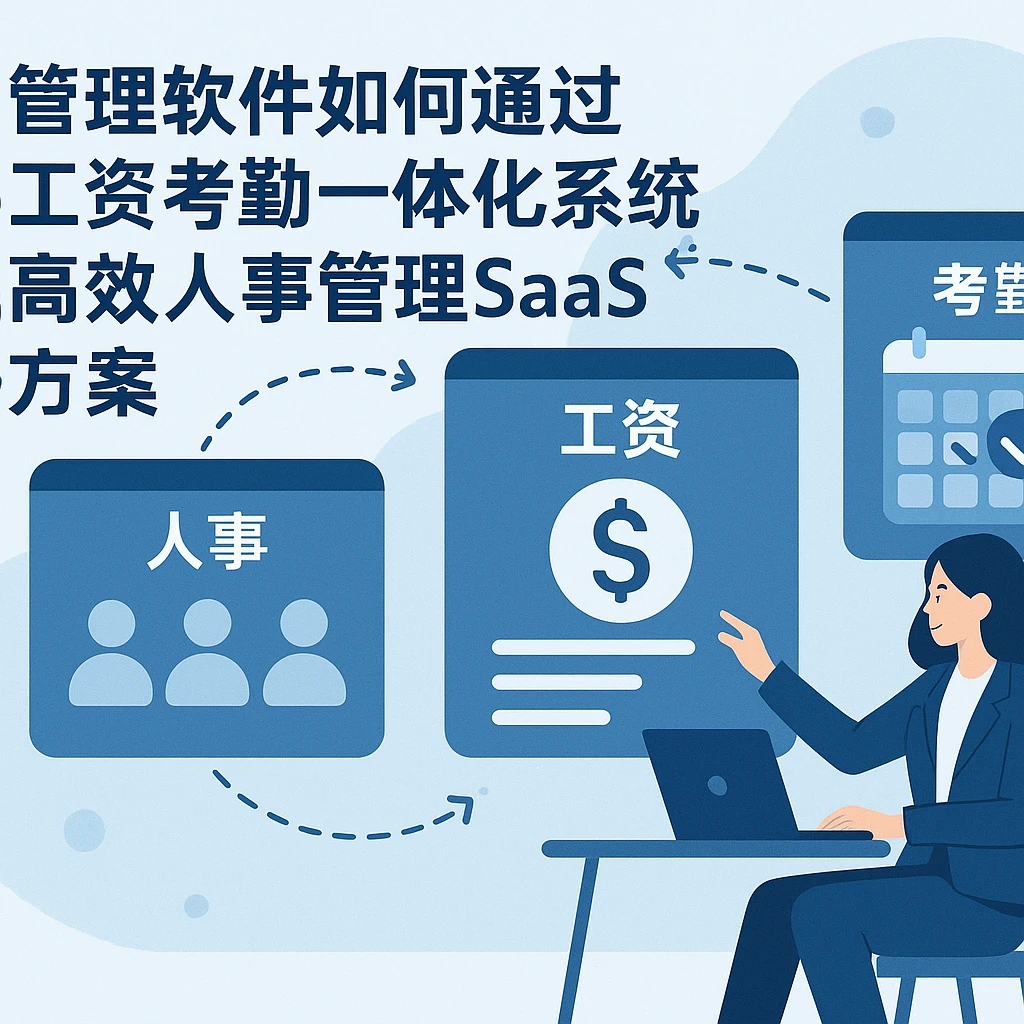 人事管理软件如何通过人事工资考勤一体化系统实现高效人事管理SaaS解决方案