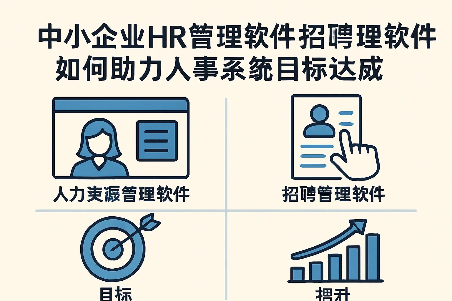 中小企业HR管理软件与招聘管理软件如何助力人事系统目标达成