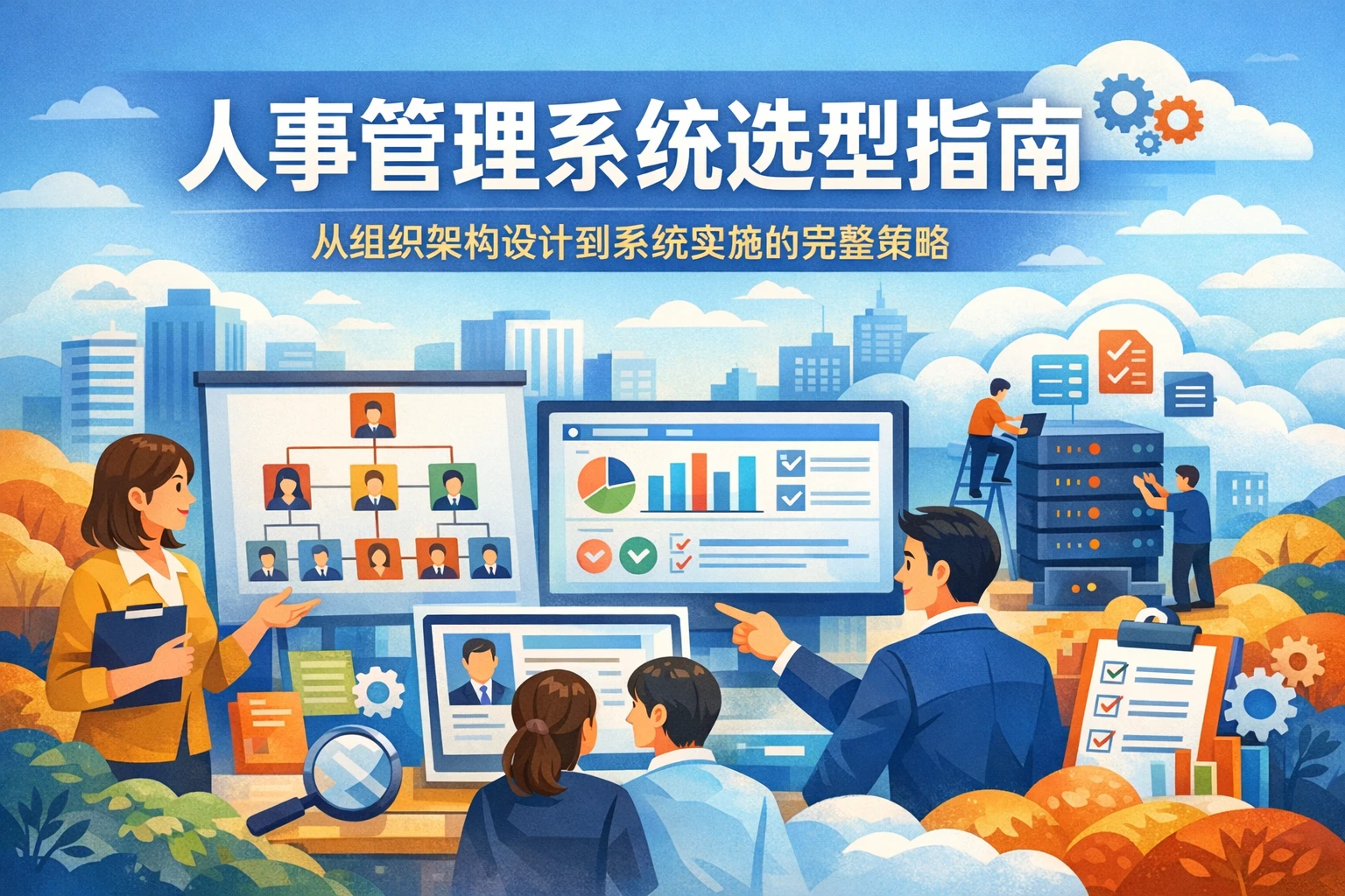 人事管理系统选型指南:从组织架构设计到系统实施的完整策略