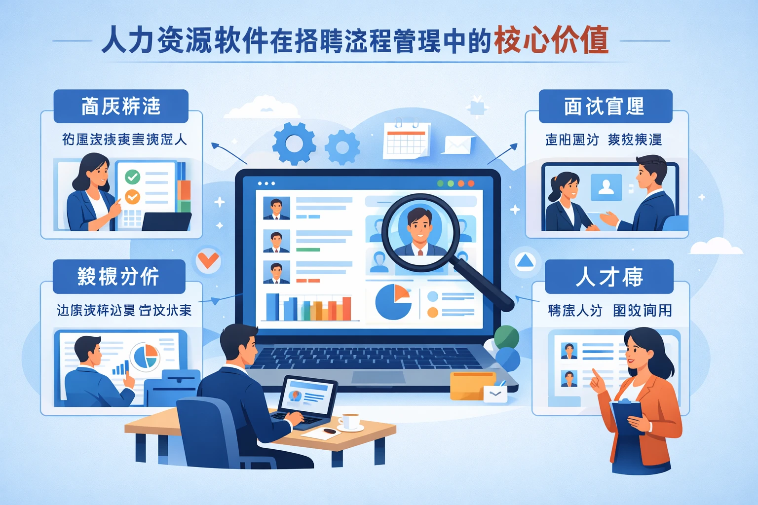 人力资源软件在招聘流程管理中的核心价值