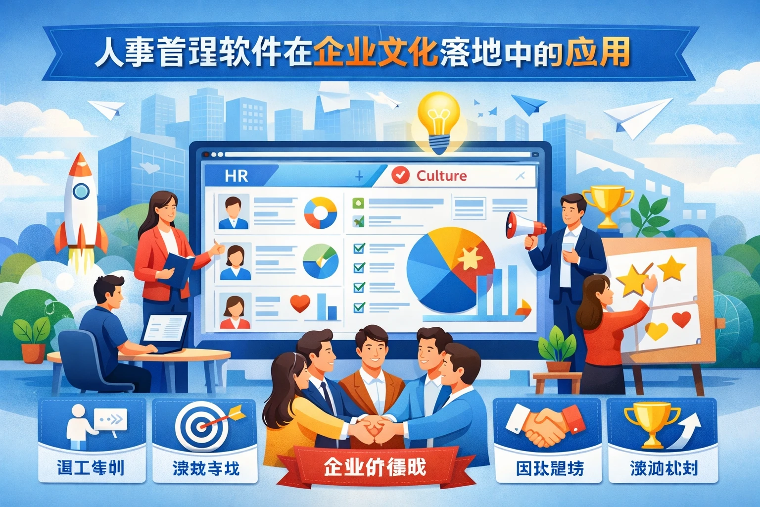 人事管理软件在企业文化落地中的应用