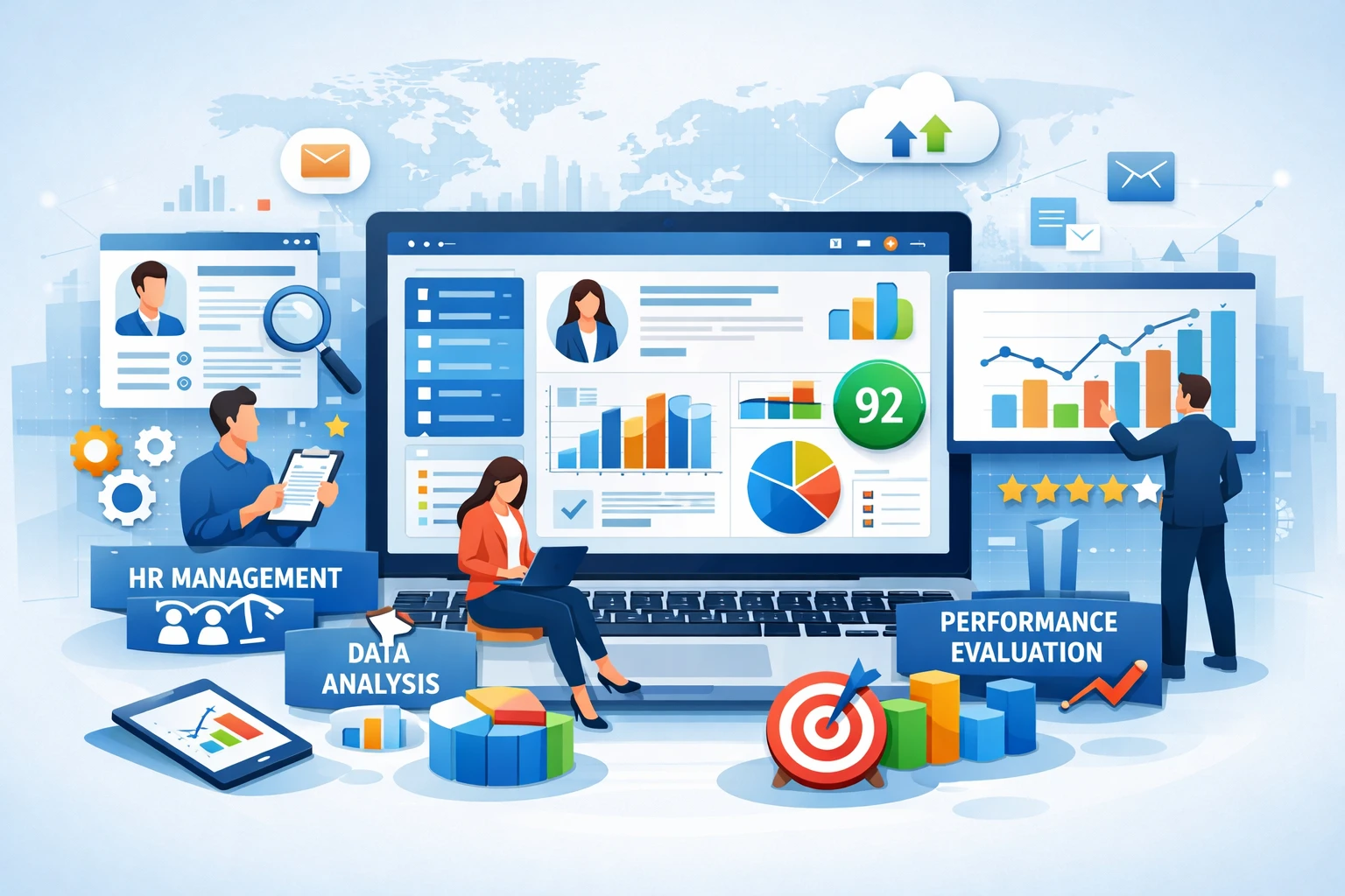 人事管理软件、数据分析与绩效系统的综合应用