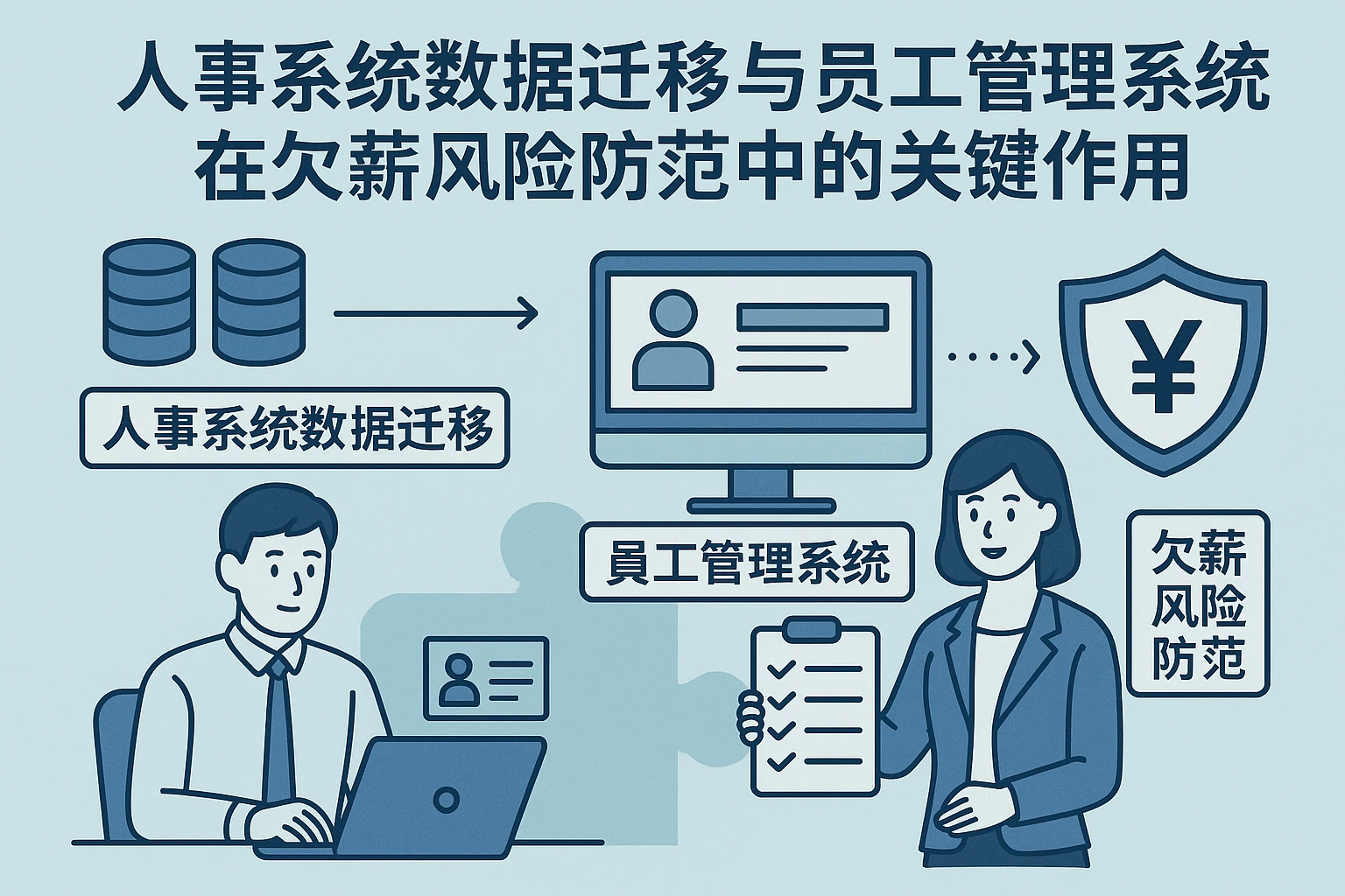 人事系统数据迁移与员工管理系统在欠薪风险防范中的关键作用